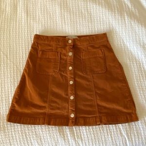 urban outfitters suede mini skirt